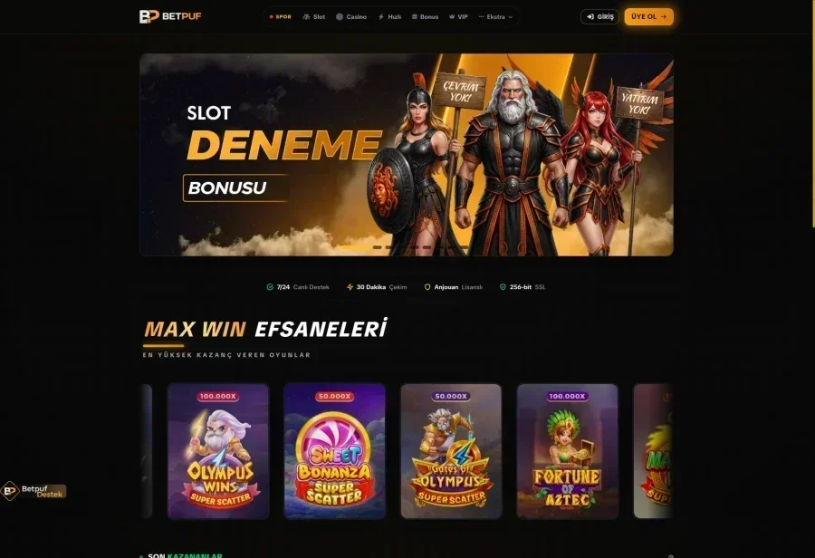 Betpuf ekran görüntüsü